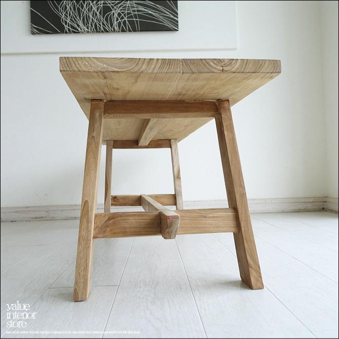 チーク無垢材 ベンチBanc/N 長椅子 ダイニングベンチ ナチュラル 椅子 イス 無垢材ベンチ 木製ベンチ シンプル 三大銘木 送料無料 |  | 06