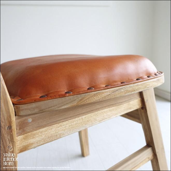 チーク無垢材 レザーチェアLB 本皮 ダイニングチェア 椅子 一人掛けチェア 本革 椅子 手作り ナチュラル 銘木家具 |  | 04