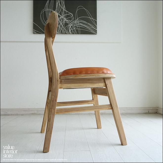 チーク無垢材 レザーチェアLB 本皮 ダイニングチェア 椅子 一人掛けチェア 本革 椅子 手作り ナチュラル 銘木家具 |  | 05