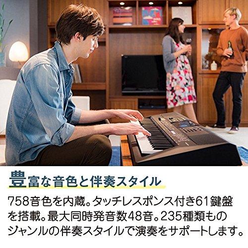 【セクション】 ヤマハ ポータブルキーボード 61鍵盤 PSR-E463 758音色 音楽制作 サンプリング DJ ブラック そんなこと - eleditor.net