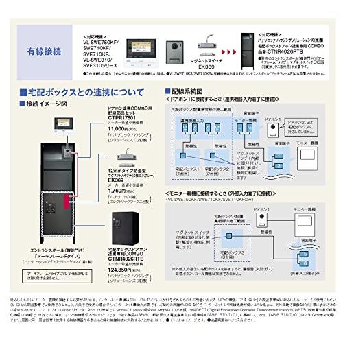 パナソニック テレビドアホン あんしん応答機能 火災報知器連動 モニター 3.5型カラー液晶 玄関子機 露出型 VL-SVE310KLA｜valuemarket2｜05