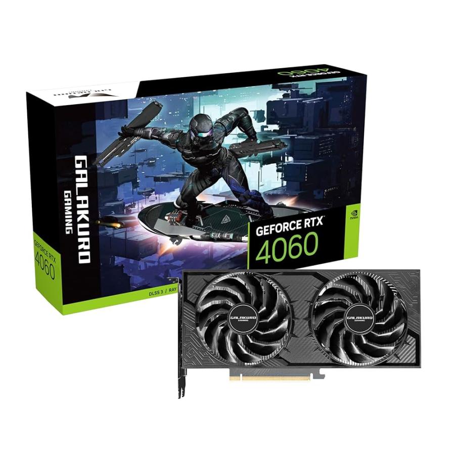 玄人志向NVIDIA RTX4060 搭載 グラフィックボード 玄人志向 NVIDIA Geforce RTX4060 搭載 グラフィックボード GDDR6 8GB