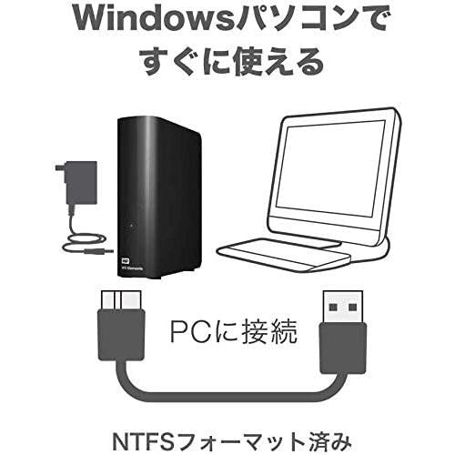ウエスタンデジタル WD デスクトップHDD 20TB USB3.0 Elements Desktop