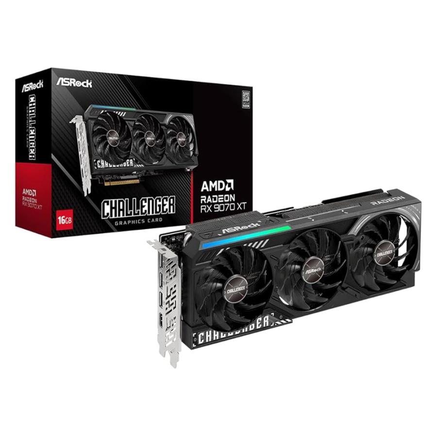 ASRock AMD Radeon RX 9070 XT Challenger 16GB : ハッピーライフ
