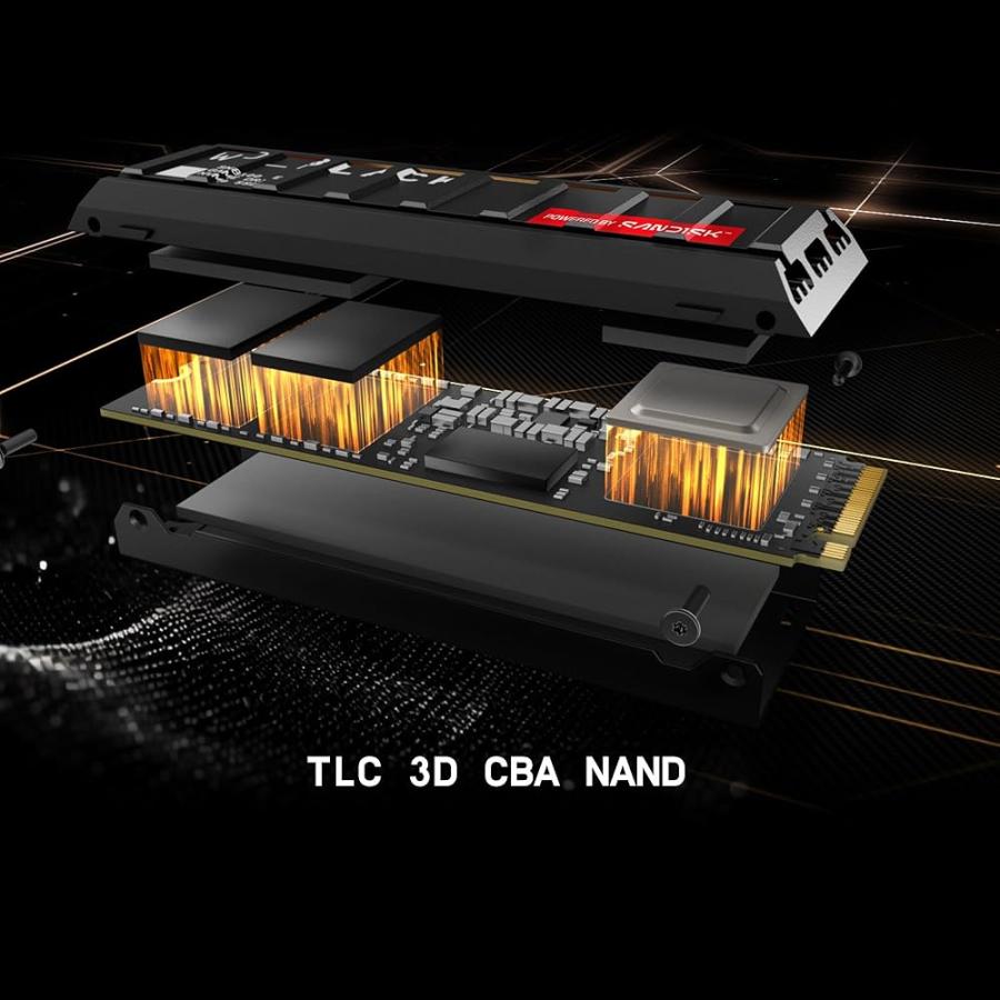 WD_BLACK 1TB SN8100 NVMe 内蔵ゲーミングSSD ソリッドステートドライブ ヒートシンク付き - Gen 5 PCIe 5.0x4 M.2 2280 最大14,900MB/秒 - WDS100T1XHM_5