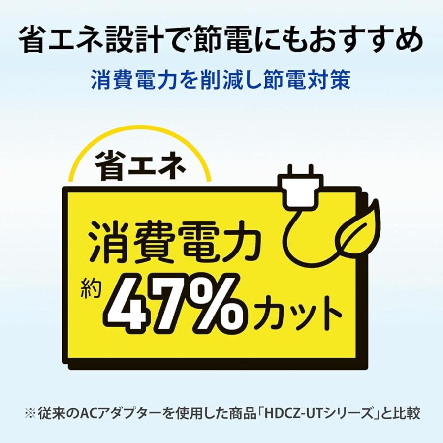IODATA 電源不要 外付けHDD 1TB トロッカ テレビ録画 静音 コンパクト