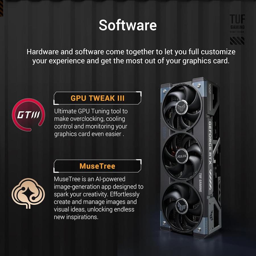 ASUS TUF Gaming GeForce RTX 〓 5080 16GB GDDR7 OC Edition