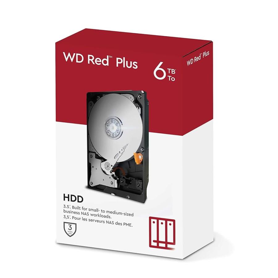 WD Red Plus 6TB WD60EFPX NAS用 未開封新品 ウエスタンデジタル(Western Digital) WD60EFPX [WD Red Plus（6TB 3.5