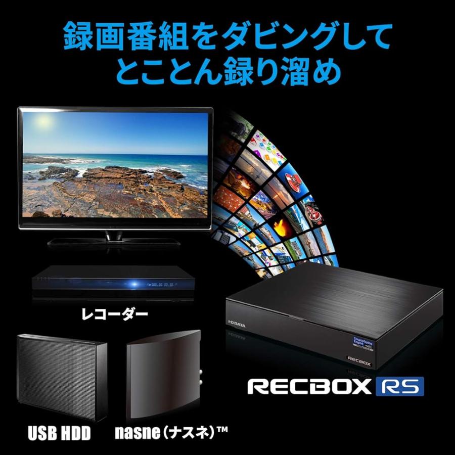 アイ・オー・データ ネットワークHDD 4TB RECBOX テレビ録画 スマホ 