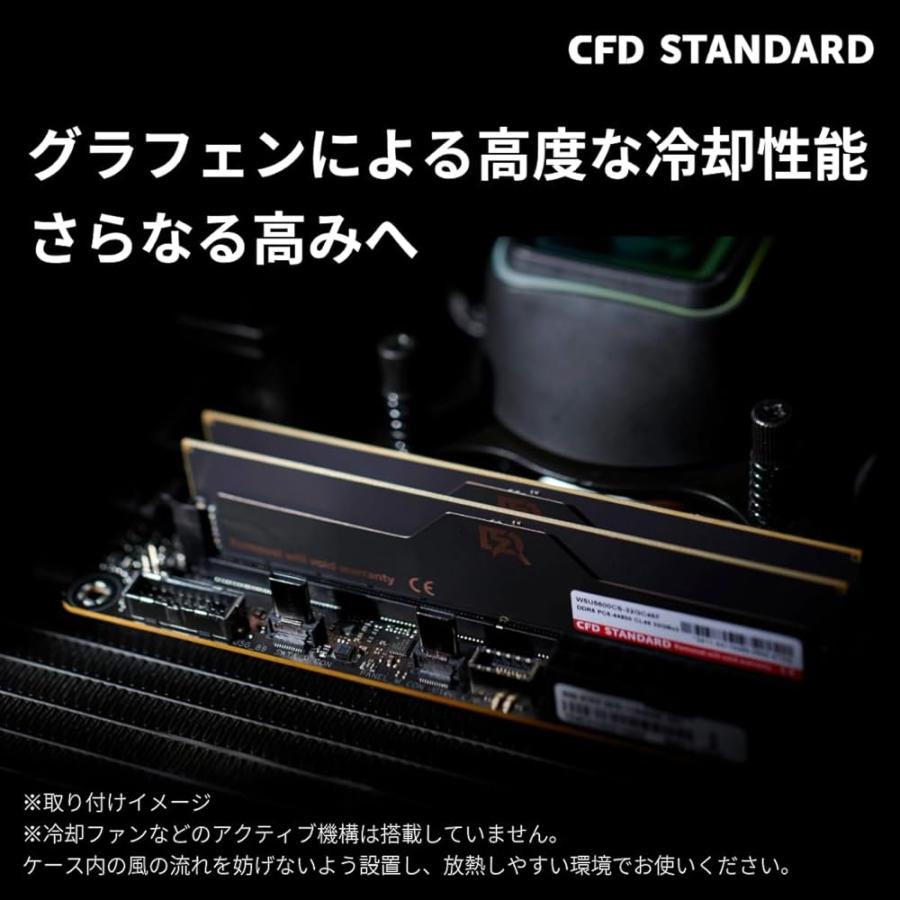 CFD デスクトップPC用メモリ DDR5 5600 16GB 2枚 32GB W5U5600CS