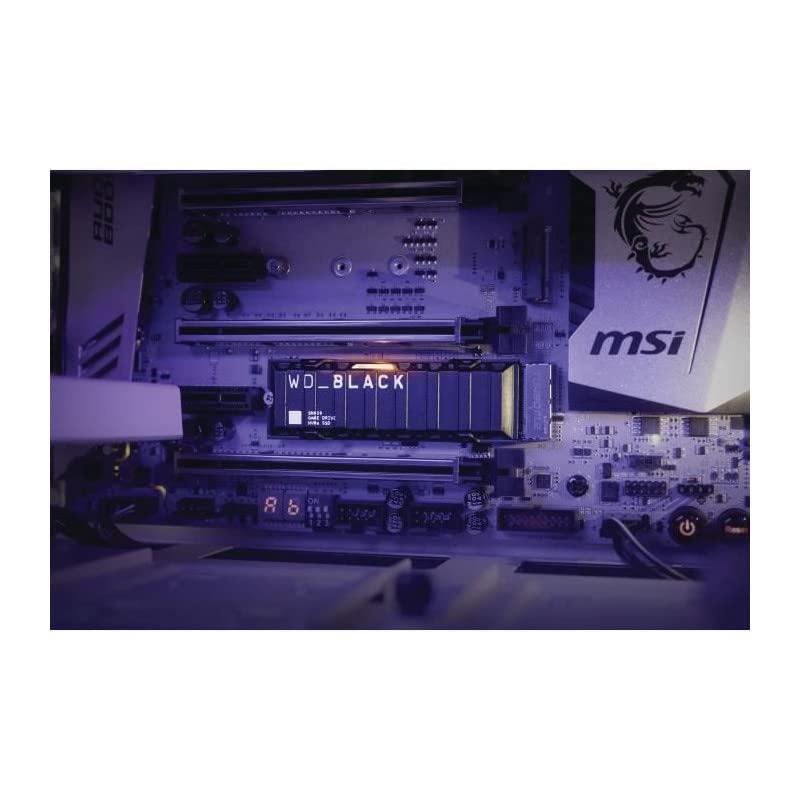 WD_BLACK SN850 500GB NVMe SSD ヒートシンク付 WD_BLACK 500GB SN850 NVMe 内蔵型ゲーミングSSD ヒートシンク付き