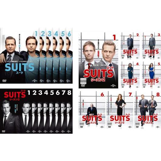 SUITS スーツ 全22枚 シーズン 1、2、3 レンタル落ち 全巻セット 中古