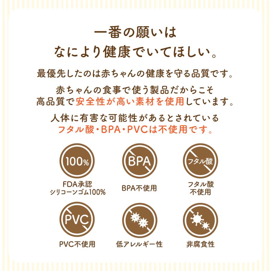 ベビー食器  4点セット お食事プレート 離乳食プレート 食器セット BabyGoo 食洗機対応 吸盤付き シリコン ギフト プレゼント お皿 フォーク スプーン | ブランド登録なし | 11
