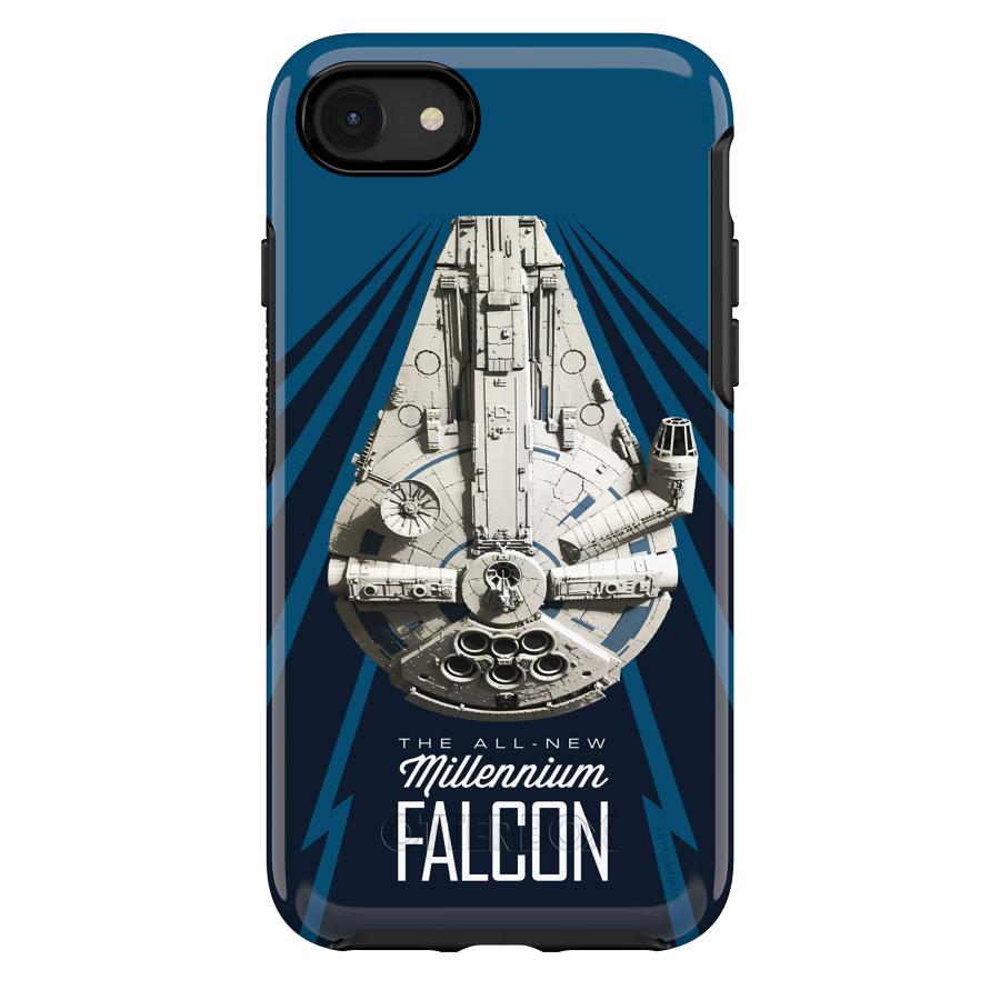 OtterBox SYMMETRY SERIES STAR WARS Case for iPhone SE (3rd and 2nd gen) and iPhone 8/7 Retail Packaging MILLENNIUM FALCON｜valueselection2｜02