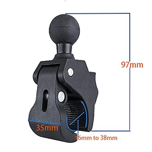 vgsion Motorcycle Mount for Insta360 One X3 / One X2 / One RS/One R/GoPro Hero, Double Ball Handlebar Mount for Action Camera｜valueselection2｜07