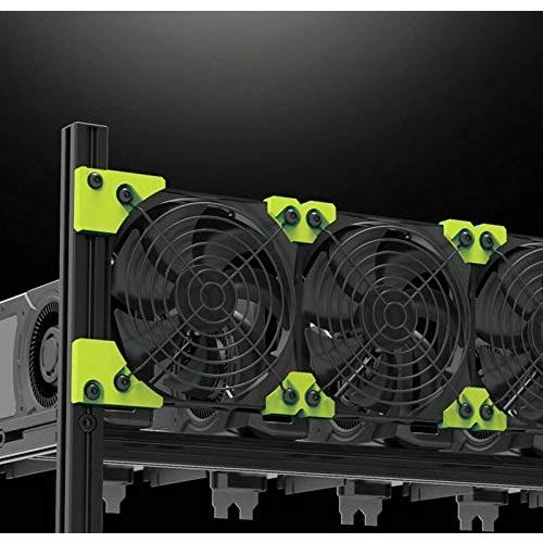 イーサリアムマイニングリグフレーム 8 GPU ファン7個とアダプタ8個付き イーサリアム(ETH,ETC)/ZCash(ZEC)/Monero(XMR)/Bitcoin(BTC)/Siacoin(SC)(8GPU-V3C+7フ｜valueselection2｜05