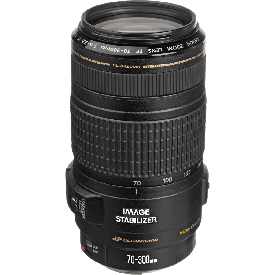 Canon EFレンズ EF70-300mm F4-5.6 IS USM ズームレンズ 望遠 再生品 