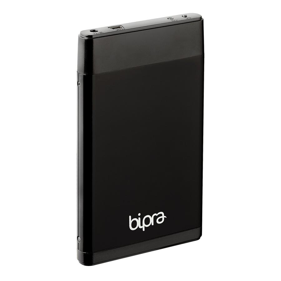 海外受注品 Bipra External Portable Hard Drive Includes One Touch Back Up Software - Black - FAT32 (80GB)