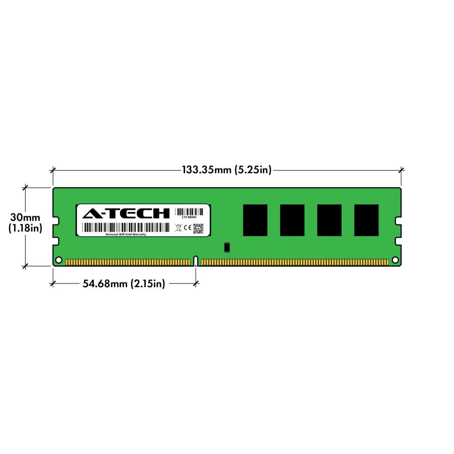 A-Tech 32GB (4x8GB) DDR3/DDR3L 1600 MHz PC3L 12800 DIMM デスクトップRAMキット | 2Rx8 1.35V 低電圧 240ピン 非ECC アンバッファードメモリアップグレードモ｜valueselection｜07