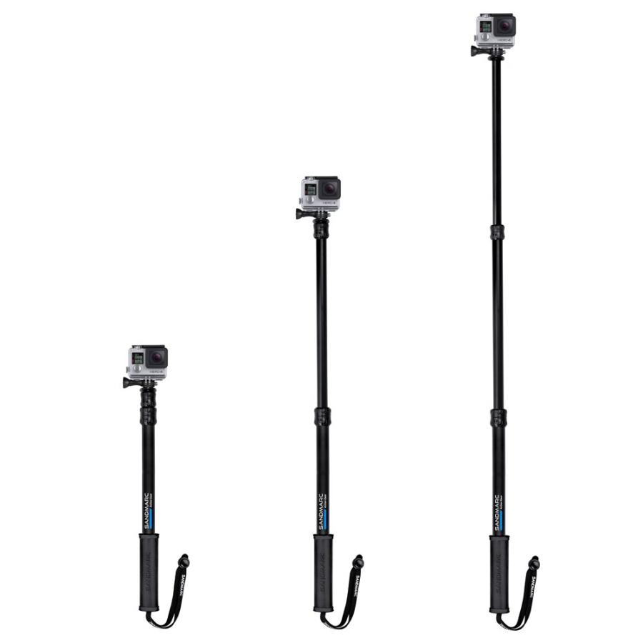 SANDMARC Pole - Black Edition:42-103 cm 防水延長ポール（自撮り棒 