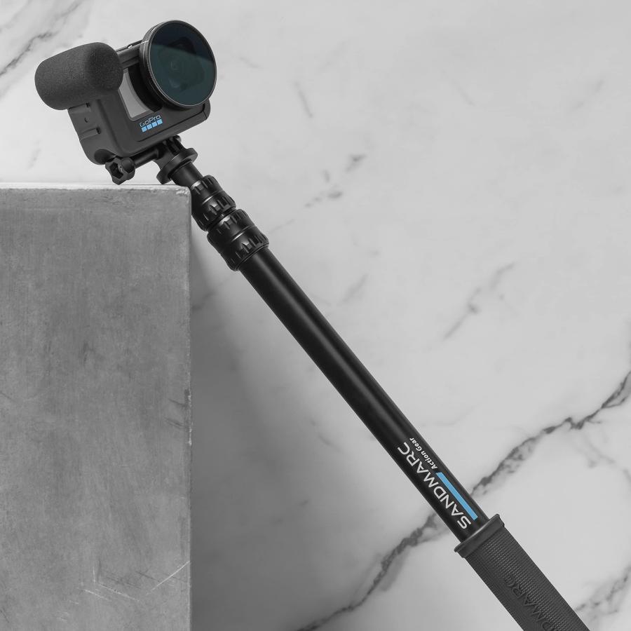 SANDMARC Pole - Black Edition:42-103 cm 防水延長ポール（自撮り棒 