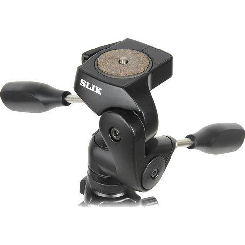 Slik Pro 700DX AMT 3セクション三脚 パンとティルトヘッド付き 耐荷重 