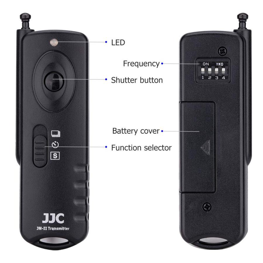 JJC Radio Wireless Remote Control Shutter Release for Nikon Z5 Z6 Z7 Z6II Z7II D750 D780 D7500 D7200 D5300 D5600 D5500 D3300 D3200 D610 D600 Df D7100｜valueselection｜02