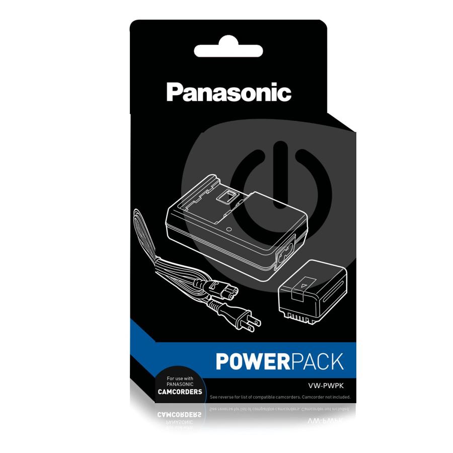 Panasonic電源パック消費者向けのビデオカメラ、ブラック Power Pack VW-PWPK｜valueselection｜05