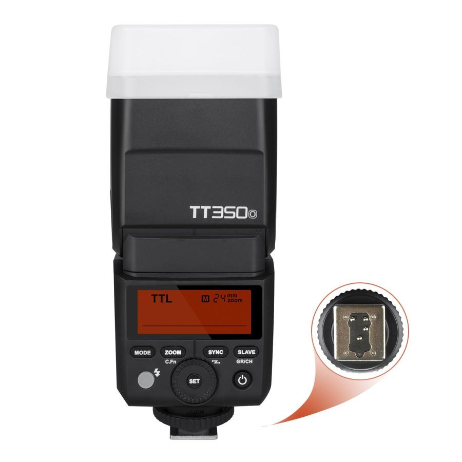 Godox TT350o Mini Thinklite TTL フラッシュスピードライト 2.4G HSS 1/8000s GN36 Olympus Panasonicカメラ用 Olympus E-P5 E-P3 Pen-F E-M10II E-M5II E-M1 E｜valueselection｜02