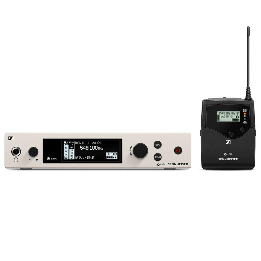 絶妙なデザイン Base Bodypack Wireless Audio Pro Sennheiser Set, SK-RC G4 300 (ew AW+ Range ヘッドホン