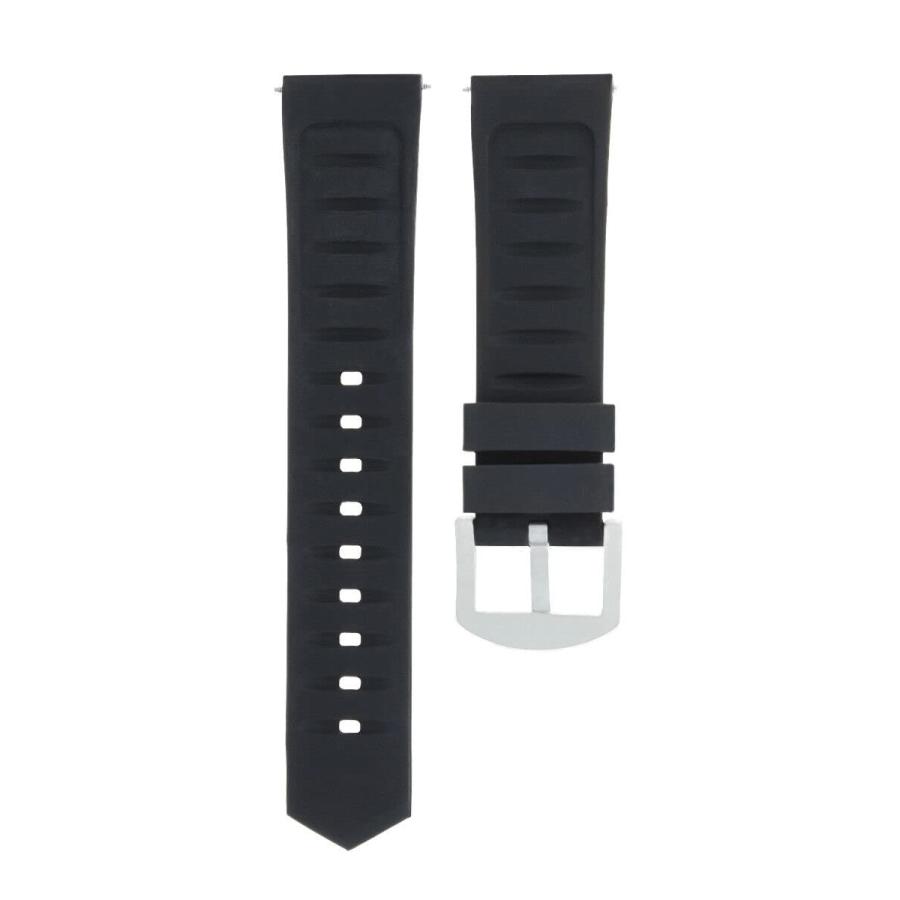 腕時計パーツ 互換品 22mm Rubber Watch Strap Band for BREITLING NAVITIMER、スーパーオーシャン腕｜valueselection｜05