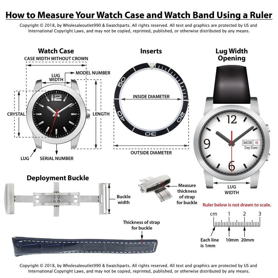 腕時計パーツ 互換品 Sapphire Watch Crystal Compatible with Tudor Watch 79260 70180 Chronograph No Date｜valueselection｜06