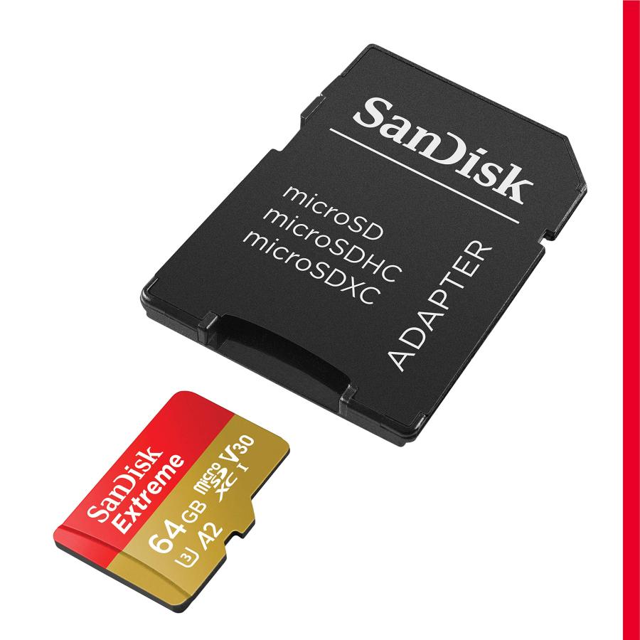 SanDisk マイクロSDカード SDSQXA2-064G-GN6MA レッド｜valueselection｜02