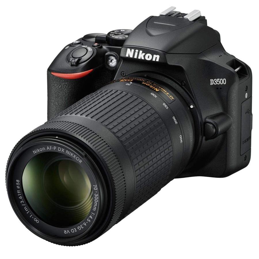 Nikon D3500 Digital SLR Camera Twin Lens kit [with 18-55mm ＆ 70-300mm Lenses] 24.2 Megapixels International Version - Black｜valueselection｜02