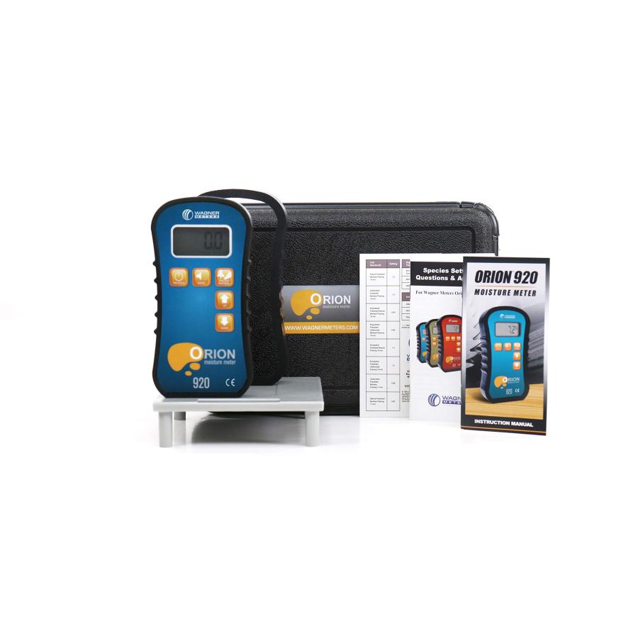 Meters Orion〓 920 Shallow Depth Pinless Wood Moisture Meter Kit - Traceable Calibrator - NIST 【女優】