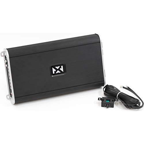 NVX VAD27001 2700W RMS Class D Monoblock Car Marine Powersports Amplifier with Bass Remote (Marine Certified)