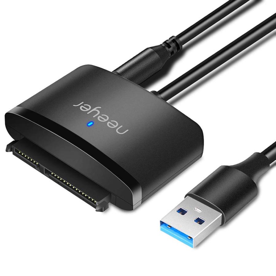 Løfte presse lidelse SATA to USB 3.0, Neeyer SATA III Hard Drive Adapter Cable for 3.5/2.5 Inch  HDD/SSD with 12V/2A Power Adapter, 20 Inch :B07PVX682Q:バリューセレクション - 通販 -  Yahoo!ショッピング