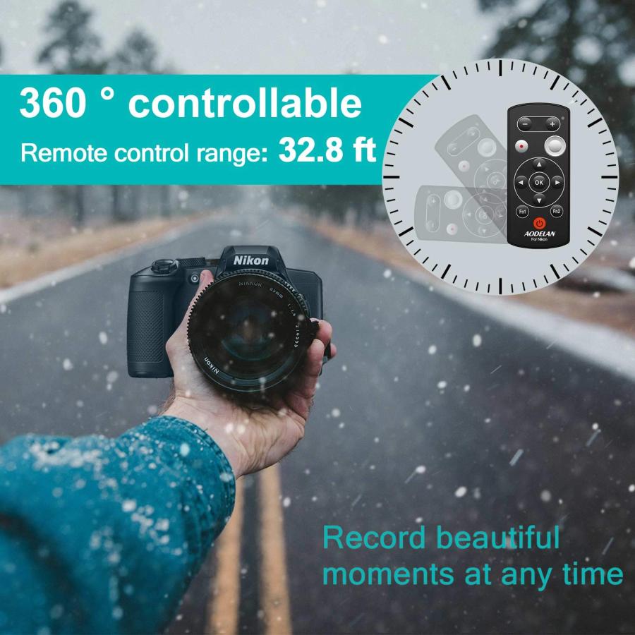 ワイヤレスリモートコントロールカメラシャッターリリース ML-L7A Nikon COOLPIX B600、A1000、P1000用｜valueselection｜06