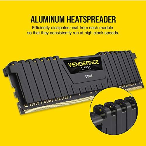 Corsair メモリー CMR32GX4M4C3466C16 増設メモリ VENGEANCE LPX