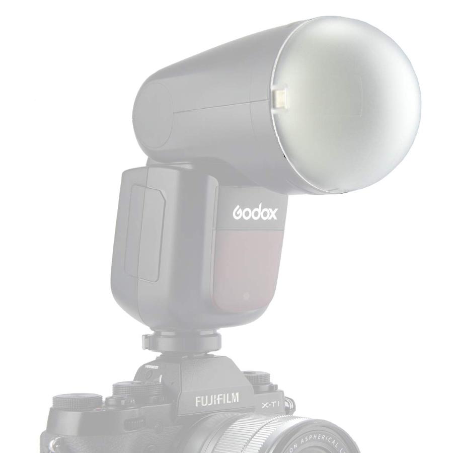 Godox AK-R11 Dome Diffuser, Compatible for Godox H200R Round Flash Head, Godox V1 Flash Series, V1-S, V1-N, V1-C, AD200 Pro, AD200｜valueselection｜02
