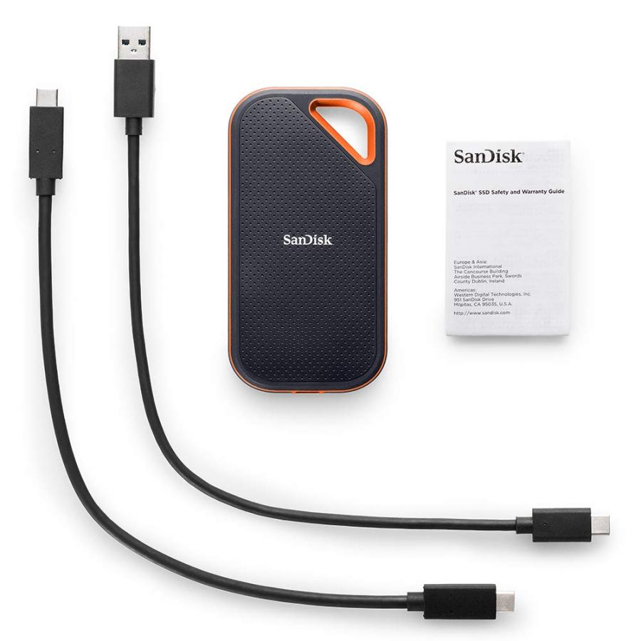SanDisk 外付け SSD SDSSDE80-2T00-G25 ブラック - 外付けSSD