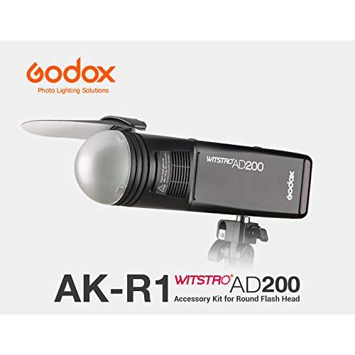 Godox H200R Round Flash Head and Godox AK-R1 Accessories Kit Compatible for Godox AD200 AD200PRO Pocket Flash Light｜valueselection｜04