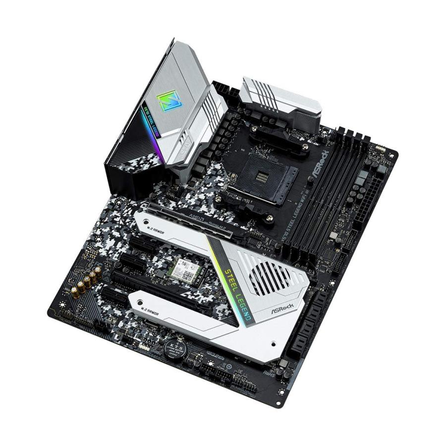 ASRock マザーボード X570 STEEL LEGEND WIFI AX PCパーツマザーボード｜valueselection｜03