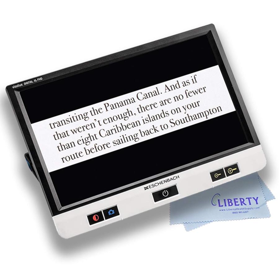 注目ショップ・ブランドのギフト Screen Touch LCD TFT 12 (XL Magnifier Video Color Portable Advanced - FHD XL Digital Visolux Eschenbach with Camera FHD Coating, Anti-Glare 顕微鏡