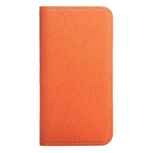 [HANATORA] iPhone11 ケース シュリンクカーフレザー 手帳型 本革 スマホケース 耐衝撃 磁石不使用 マグネッ