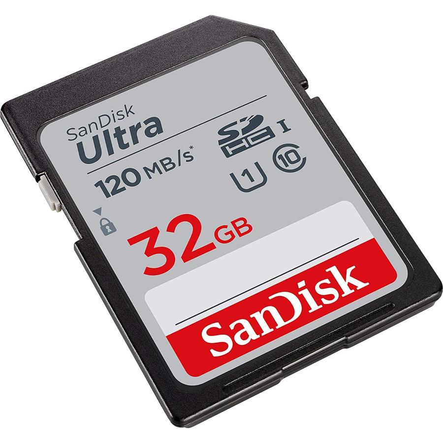 SanDisk 32GB Ultra SD Memory Card (10 Pack) SDHC UHS-I Card 90MB/s Class 10 (SDSDUNR-032G-GN6IN) Bundle with (1 Each) SD Card Wallet, Everything But S｜valueselection｜04