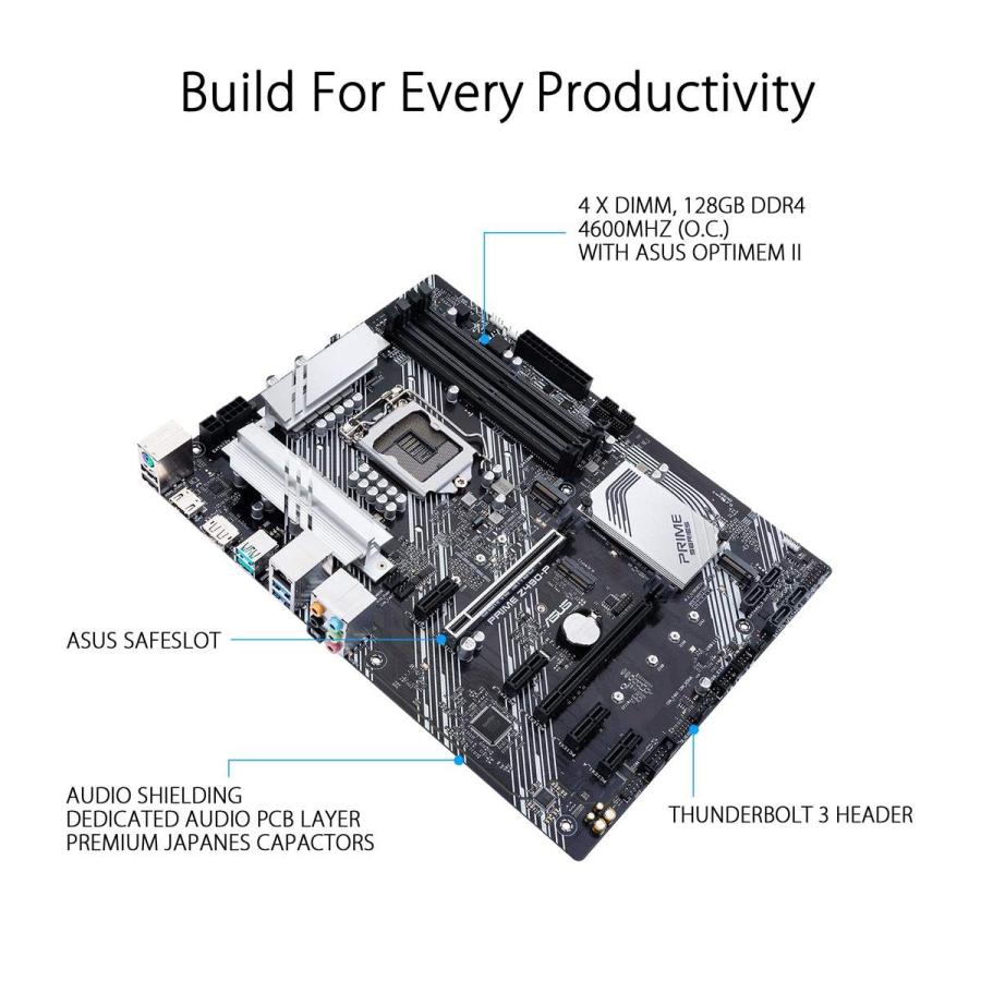 ASUS Prime Z490-P LGA 1200 (Intel(R) 10th Gen) ATX ASUS Prime Z490-P LGA 1200 (Intel(R) 10th Gen) ATX