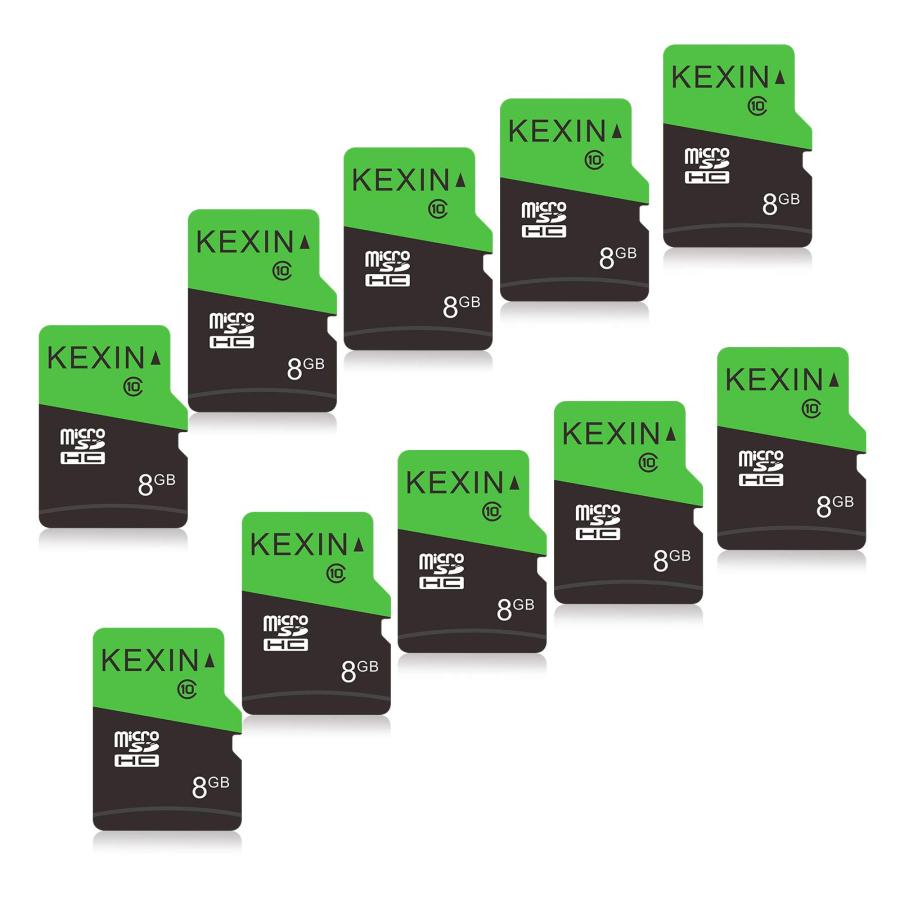 激安本物特価 KEXIN 20 Pack 8GB Micro SD Card MicroSDHC UHS-I 