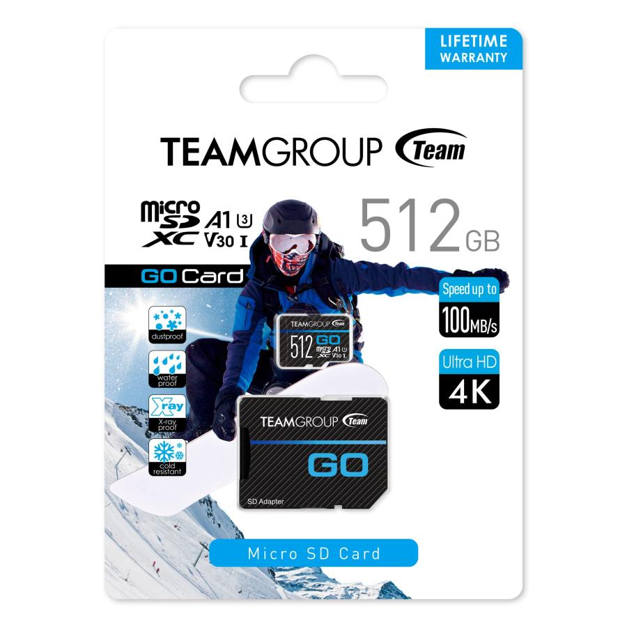 ネット割引 TEAMGROUP マイクロSDカード TGUSDX512GU303 512GB