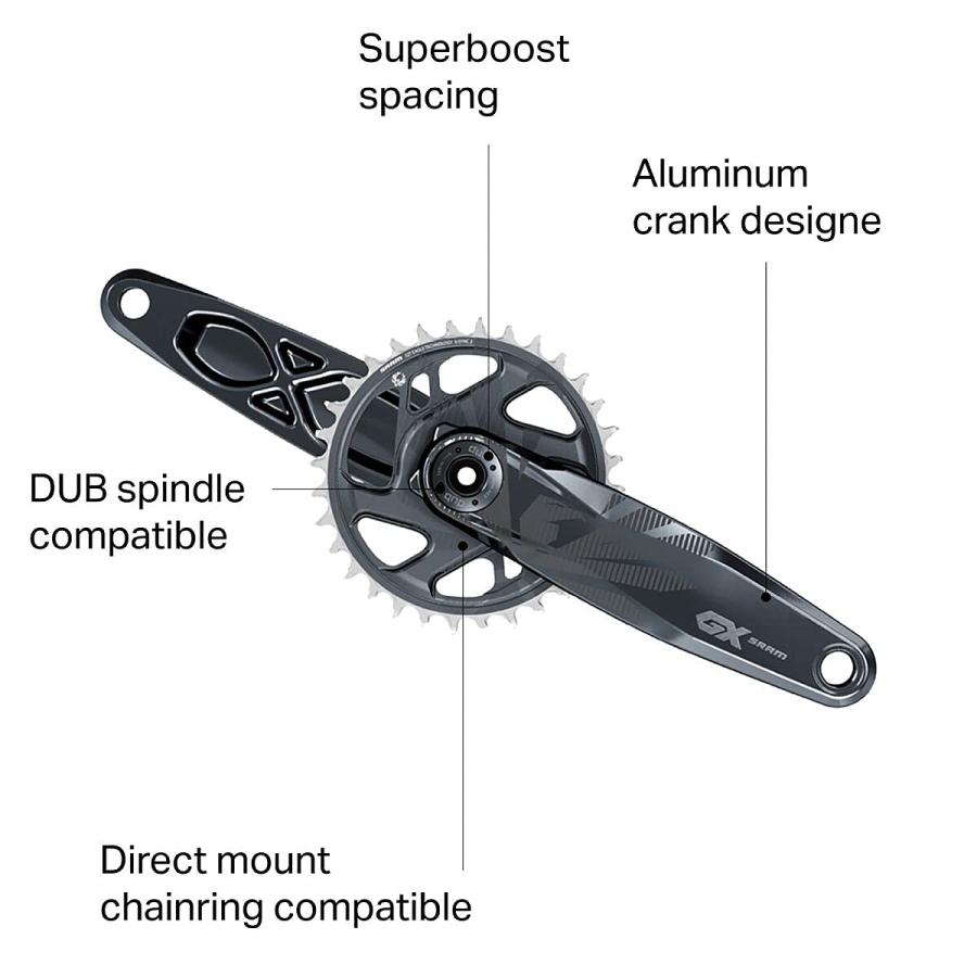 SRAM GX dubクランク175mm